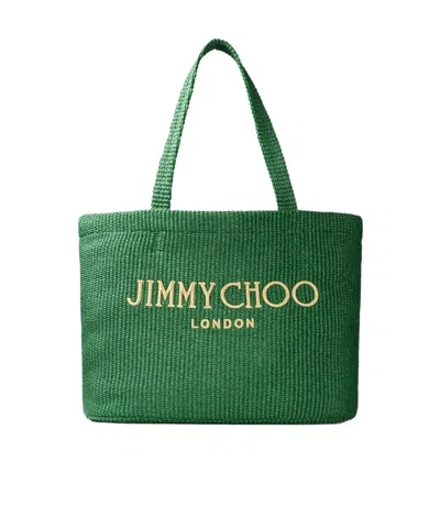 JIMMY CHOO LOGO SHOULDER BAG