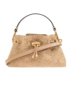 Jimmy Choo Small Bon Bon Logo-embellished Shoulder Bag In Nude