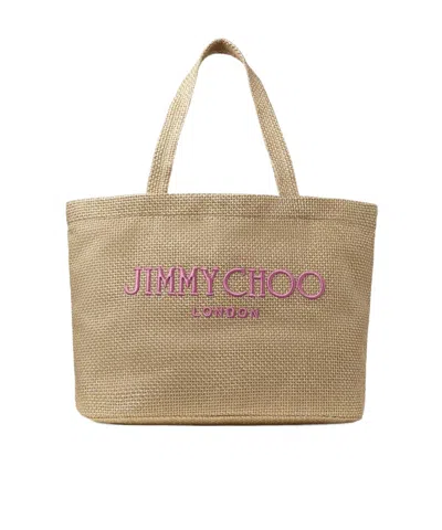 JIMMY CHOO LOGO SHOULDER BAG