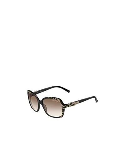 Jimmy Choo Logo Sunglasses In Black