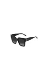 Jimmy Choo Logo Sunglasses In Black