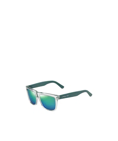 Jimmy Choo Logo Sunglasses In Blue