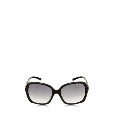 Jimmy Choo Logo Sunglasses In Gray