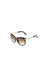 Jimmy Choo Logo Sunglasses In Multicolor