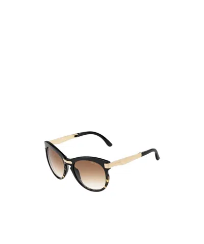 Jimmy Choo Logo Sunglasses In Multicolor