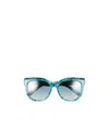 Jimmy Choo Logo Sunglasses In Multicolor