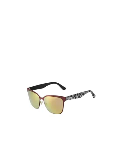 Jimmy Choo Logo Sunglasses In Nude