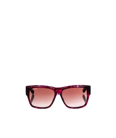 Jimmy Choo Logo Sunglasses In Pink