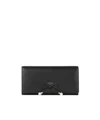Jimmy Choo Martina Leather Wallet In Black