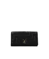 Jimmy Choo Logo Wallet In Black