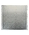 Jimmy Choo Logo Wool Blend Scarf In Gray