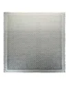 Jimmy Choo Logo Wool Blend Scarf In Grey