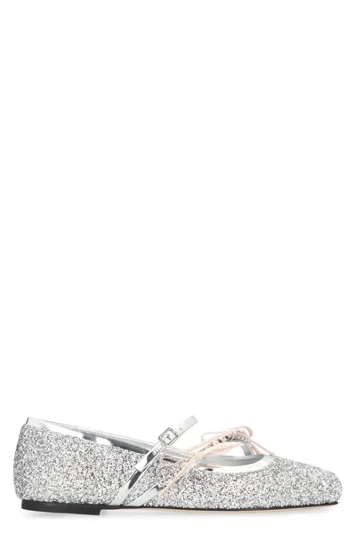 Jimmy Choo Jacquemus Le Petit Rond Spiaggia Handbag In Silver