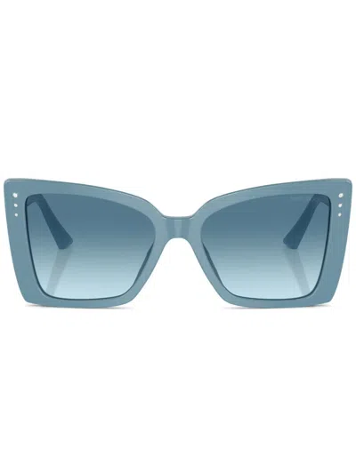 Jimmy Choo Lorea Sunglasses In Blue