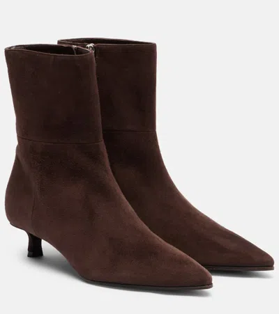 JIMMY CHOO LORY 35 SUEDE ANKLE BOOTS