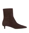 Jimmy Choo Lory 35 Suede Ankle Boots In Brown