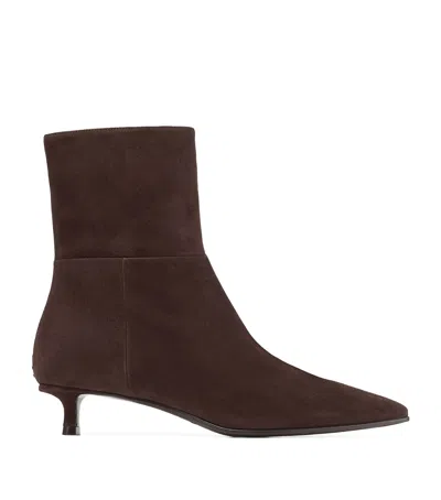 JIMMY CHOO LORY 35 SUEDE ANKLE BOOTS