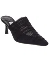 Jimmy Choo Draped Pointed Toe Stiletto Mules