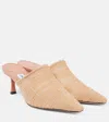 Jimmy Choo Lotta 65 Ruched Tulle Mules In Pink