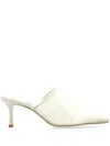 Jimmy Choo Lotta Mules In Neutral