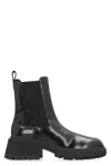 Jimmy Choo Louri Ankle Boots In Leather In Black