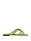 Jimmy Choo Lova Embellished Suede Sandals In Animal Print