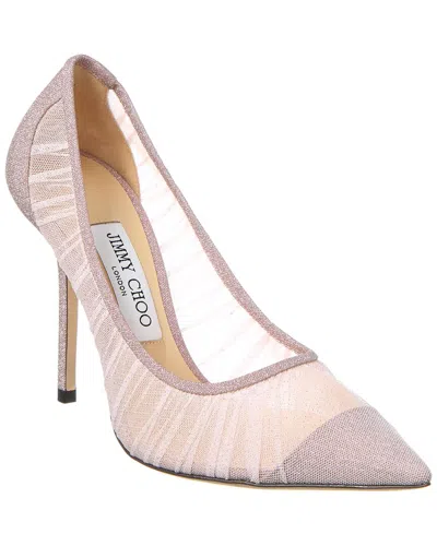 Jimmy Choo Love 100 Glitter Pump In Black