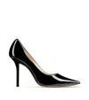 Jimmy Choo Love 100mm Pumps In Black