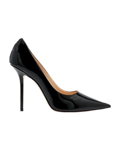 Jimmy Choo Love 100 Pointed Toe Pumps In Black