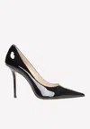 Jimmy Choo Love 100mm Pumps In Black