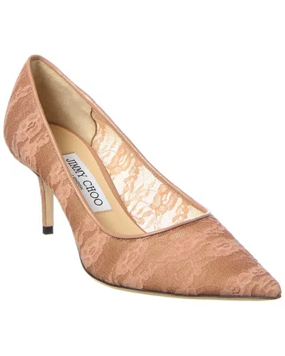 Jimmy Choo Love 65 Lace & Leather Pump