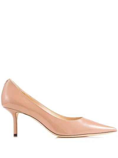 Jimmy Choo Love 65 Patent Leather Pumps In Pink