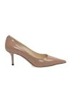 Jimmy Choo Love 65 Pointed-toe Pumps In Brown