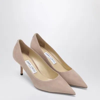 Jimmy Choo Love 65 Pumps In Light Pink Suede In Neutral