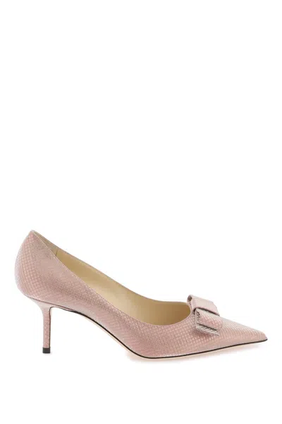 Jimmy Choo 'love 65' Pumps With Bow Women In Pink