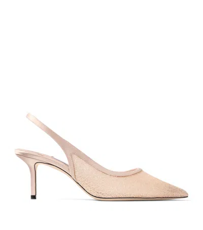 Jimmy Choo Love 65 Slingback Pumps In Brown