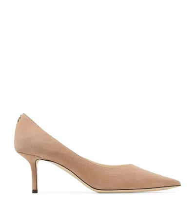 JIMMY CHOO LOVE 65 SUEDE PUMPS