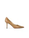 JIMMY CHOO JIMMY CHOO 'LOVE 85' BEIGE LEAR PUMPS