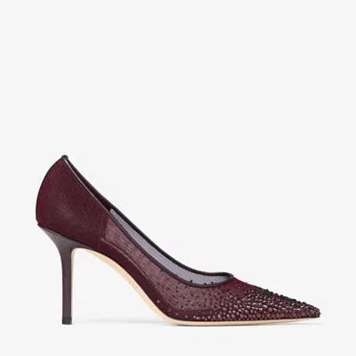 Jimmy Choo Love 85 In Burgundy