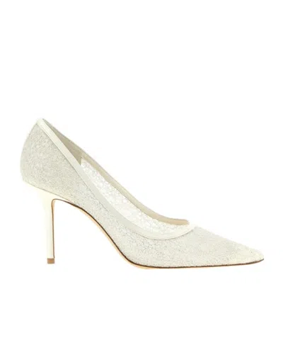 Jimmy Choo Love 85 Candyfloss Glitter Pumps In Black