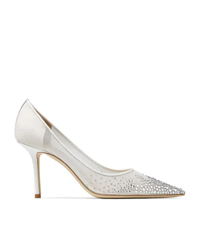 JIMMY CHOO LOVE 85 EMBELLISHED PUMPS