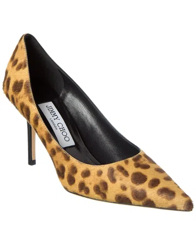 Jimmy Choo Love 85 Haircalf Pump In Animal Print