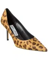Jimmy Choo Love 85 Haircalf Pump In Brown