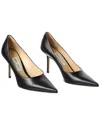 Jimmy Choo Love 85 Leather Pump (authentic Pre-loved) In Black