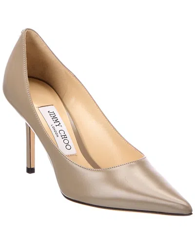 Jimmy Choo Love 85 Leather Pump In Beige