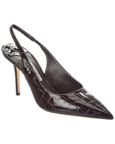 Jimmy Choo Love 85 Leather Pump In Brown