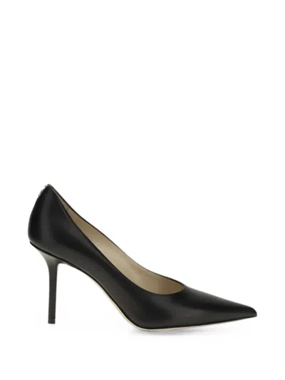 Jimmy Choo Love 85 Leather Pumps In Black