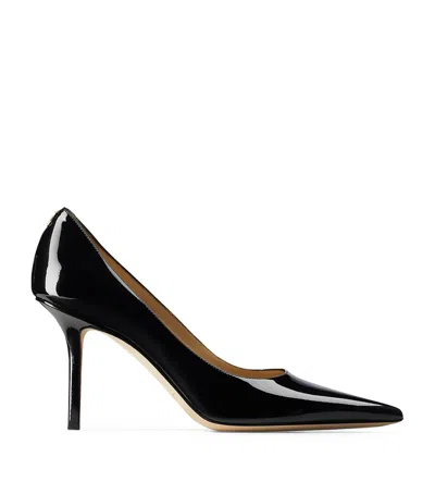 JIMMY CHOO LOVE 85 LEATHER PUMPS
