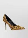 Jimmy Choo Ponyskin Decollete With Leopard Print