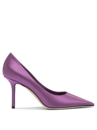 Jimmy Choo Love 85 Mm Heeled Shoes Purple In Multi